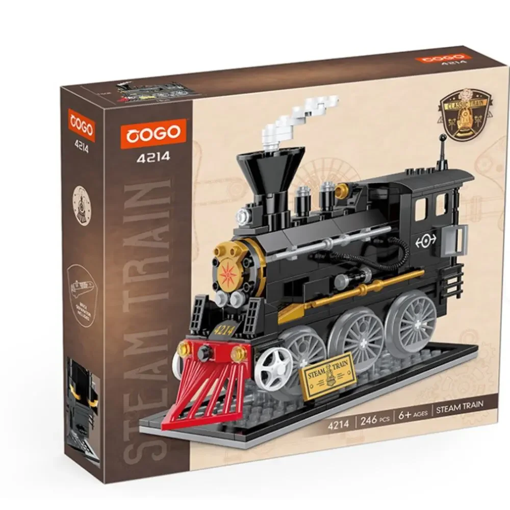 COGO 246pcs Earliest Retro Train Building Blocks  - NEW
